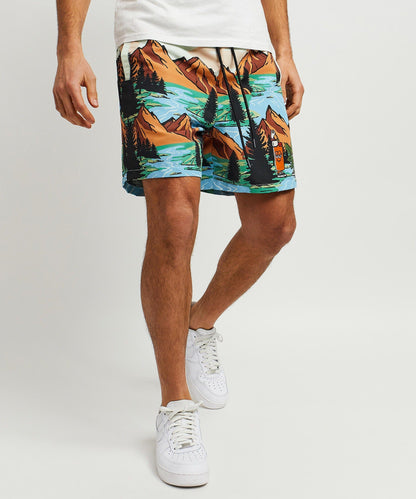 Reason Clothing Discount Free Your Mind Landscape Short