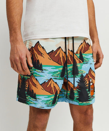Reason Clothing Discount Free Your Mind Landscape Short