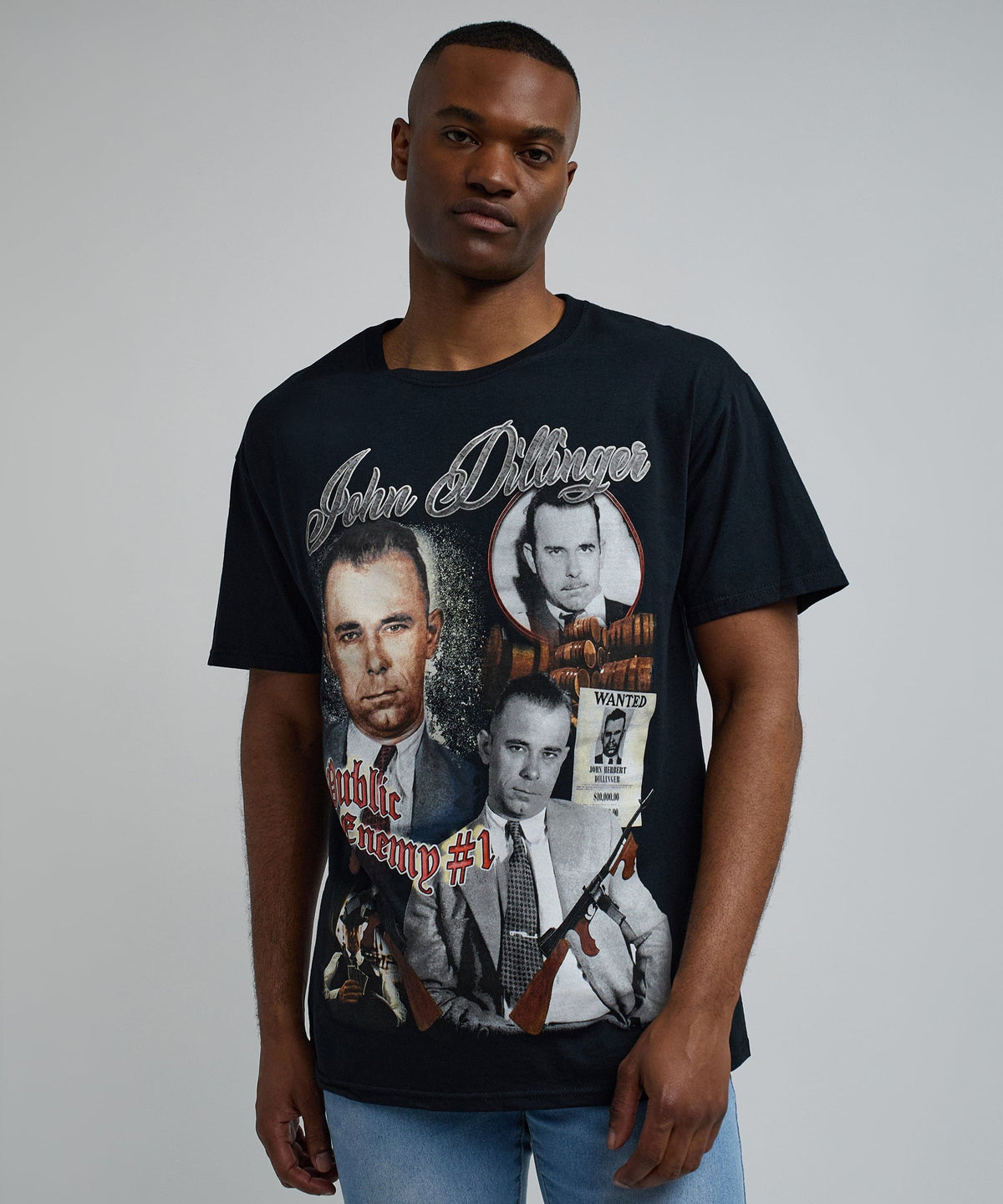 Reason Clothing Customer Favorite John Dillinger Vintage Tee