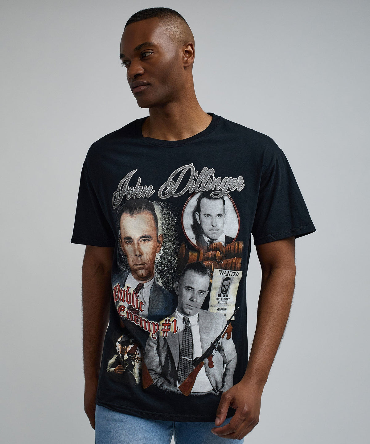 Reason Clothing Customer Favorite John Dillinger Vintage Tee