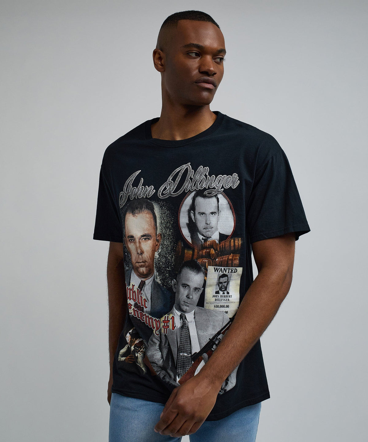Reason Clothing Customer Favorite John Dillinger Vintage Tee