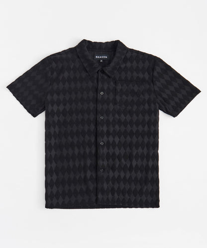 Reason Clothing Smart Buy Diamond Plate Towel Shirt