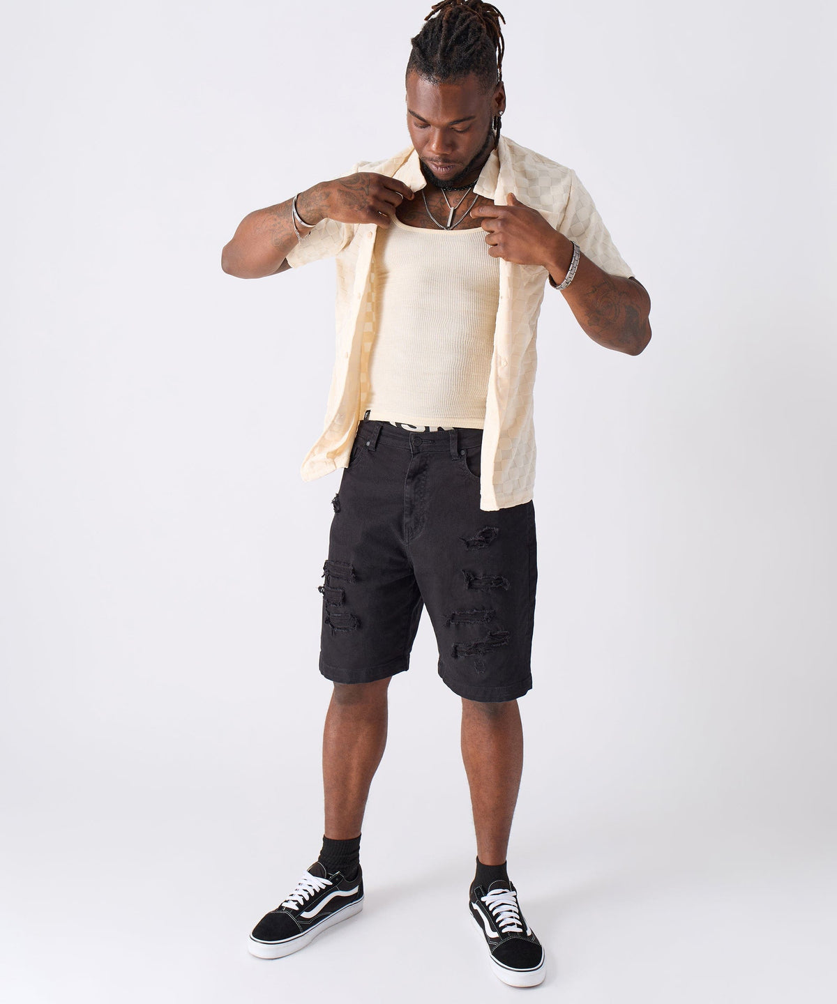 Reason Clothing Great Value Checkerboard Towel Shirt
