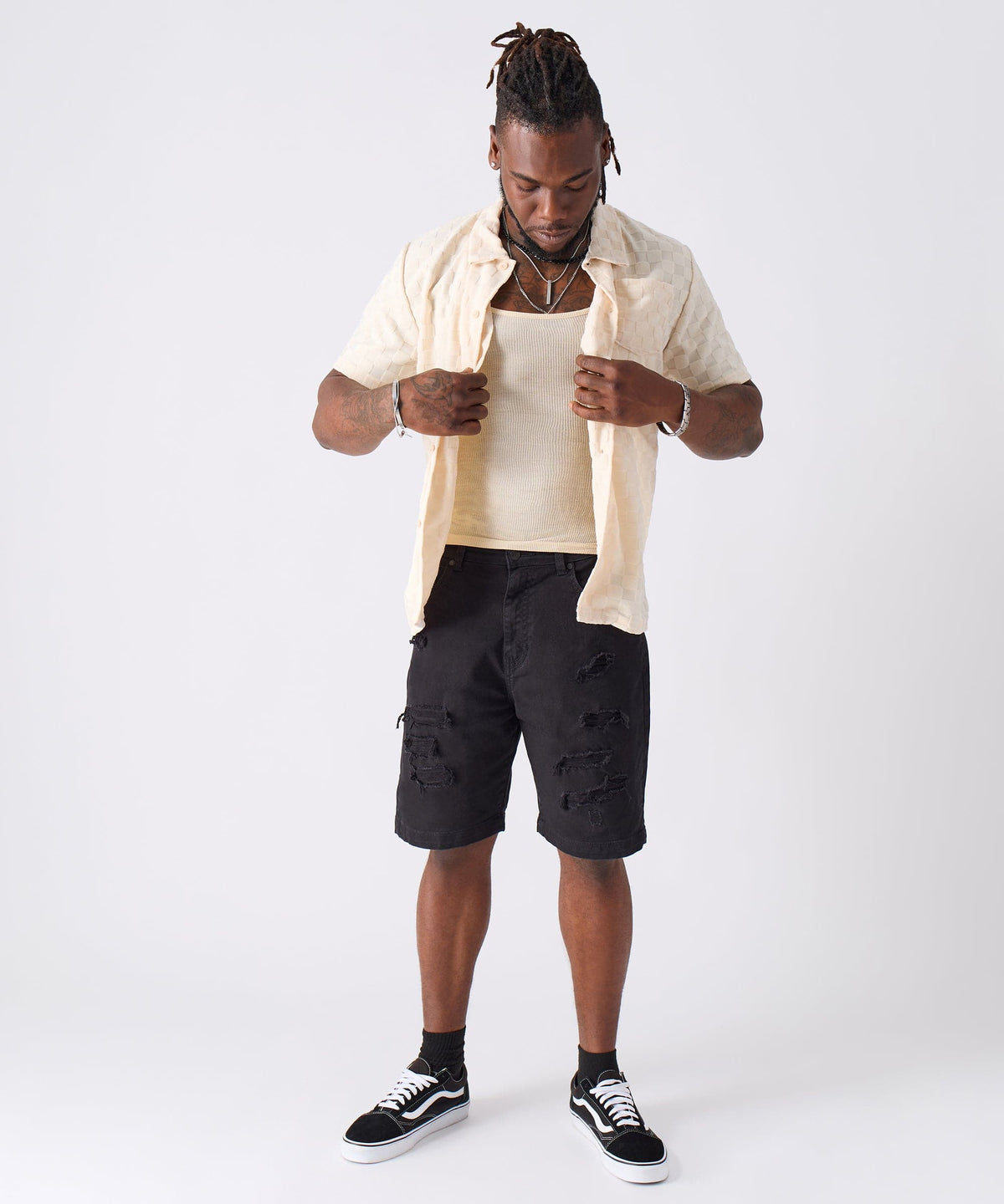 Reason Clothing Great Value Checkerboard Towel Shirt