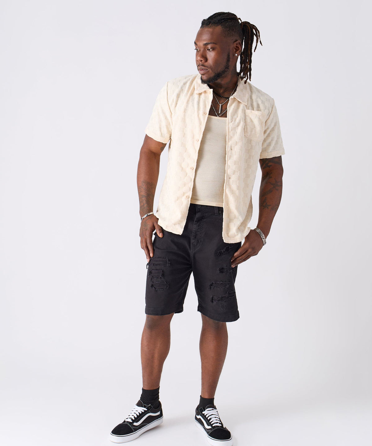 Reason Clothing Great Value Checkerboard Towel Shirt