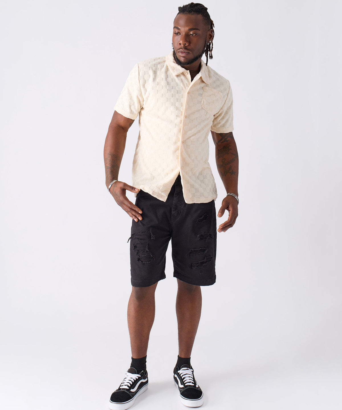 Reason Clothing Great Value Checkerboard Towel Shirt