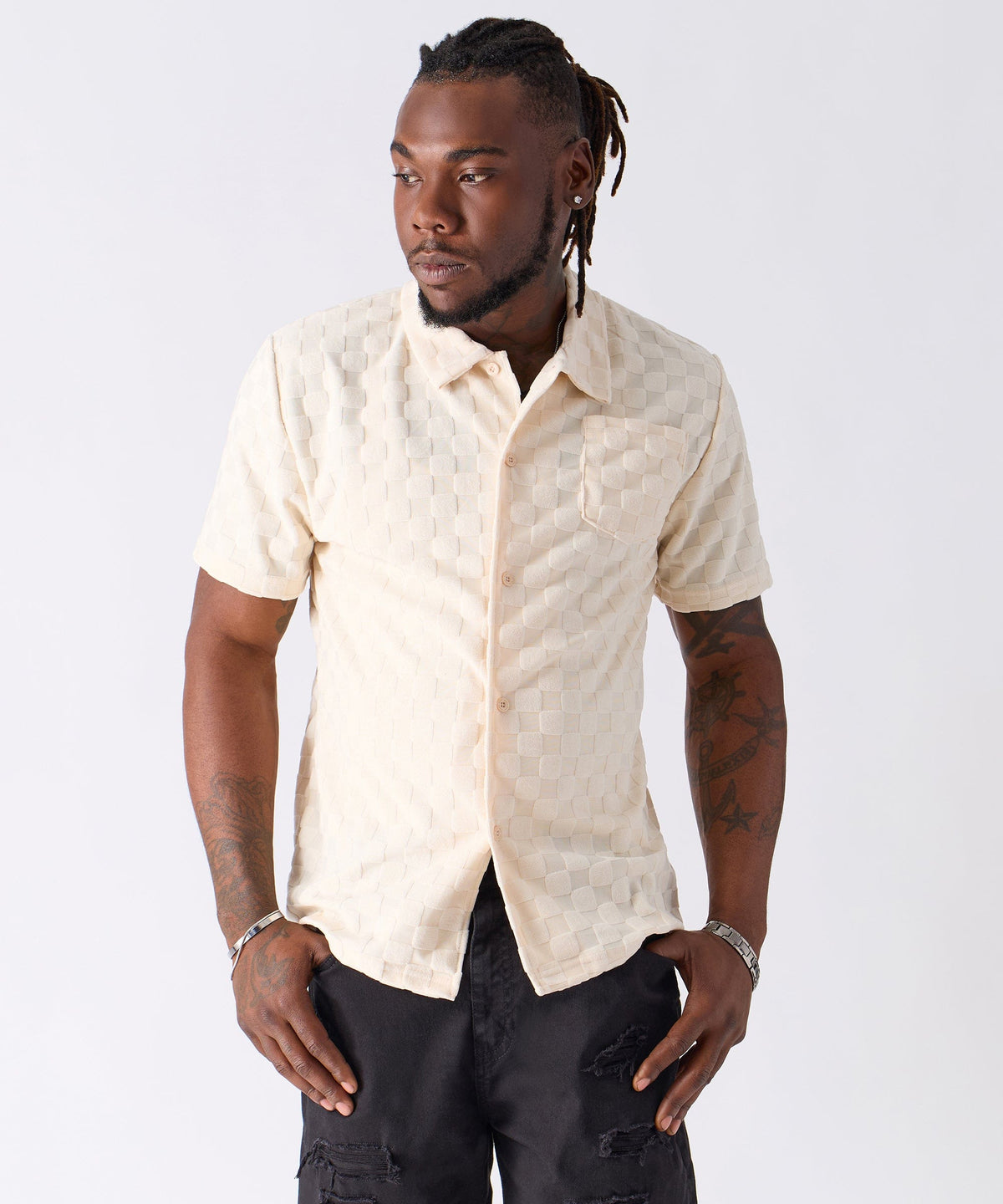 Reason Clothing Great Value Checkerboard Towel Shirt