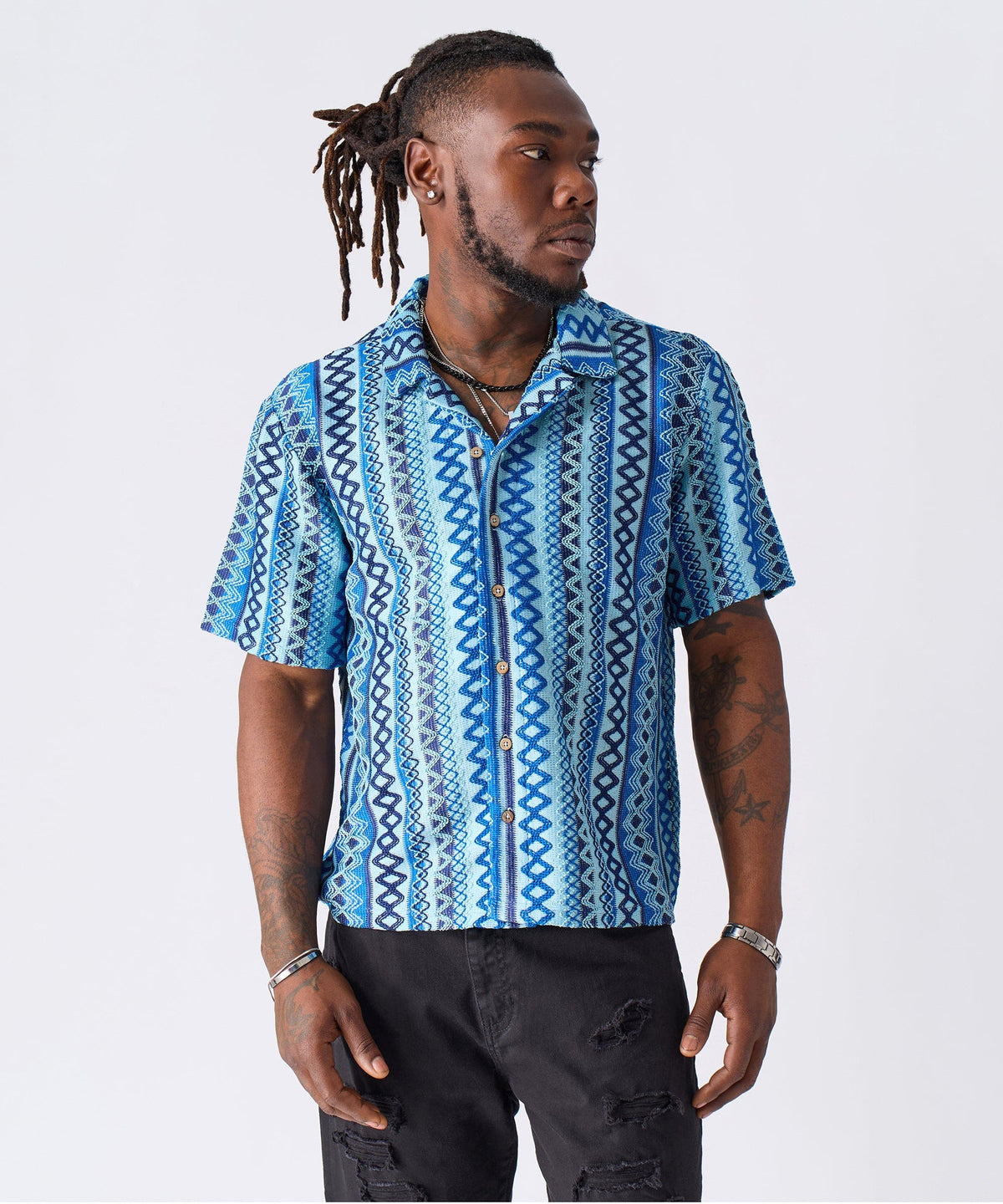 Reason Clothing Everyday Jacquard Polo Shirt