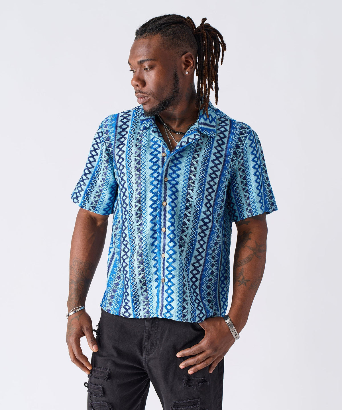 Reason Clothing Everyday Jacquard Polo Shirt