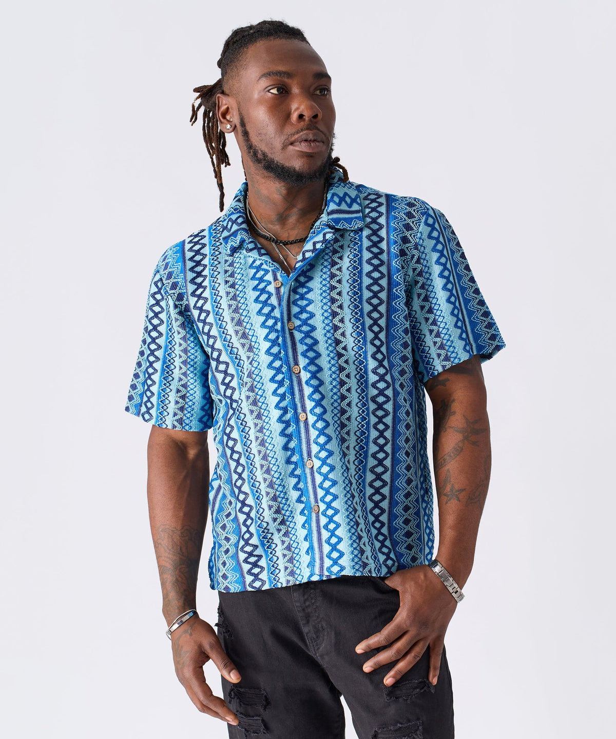 Reason Clothing Everyday Jacquard Polo Shirt