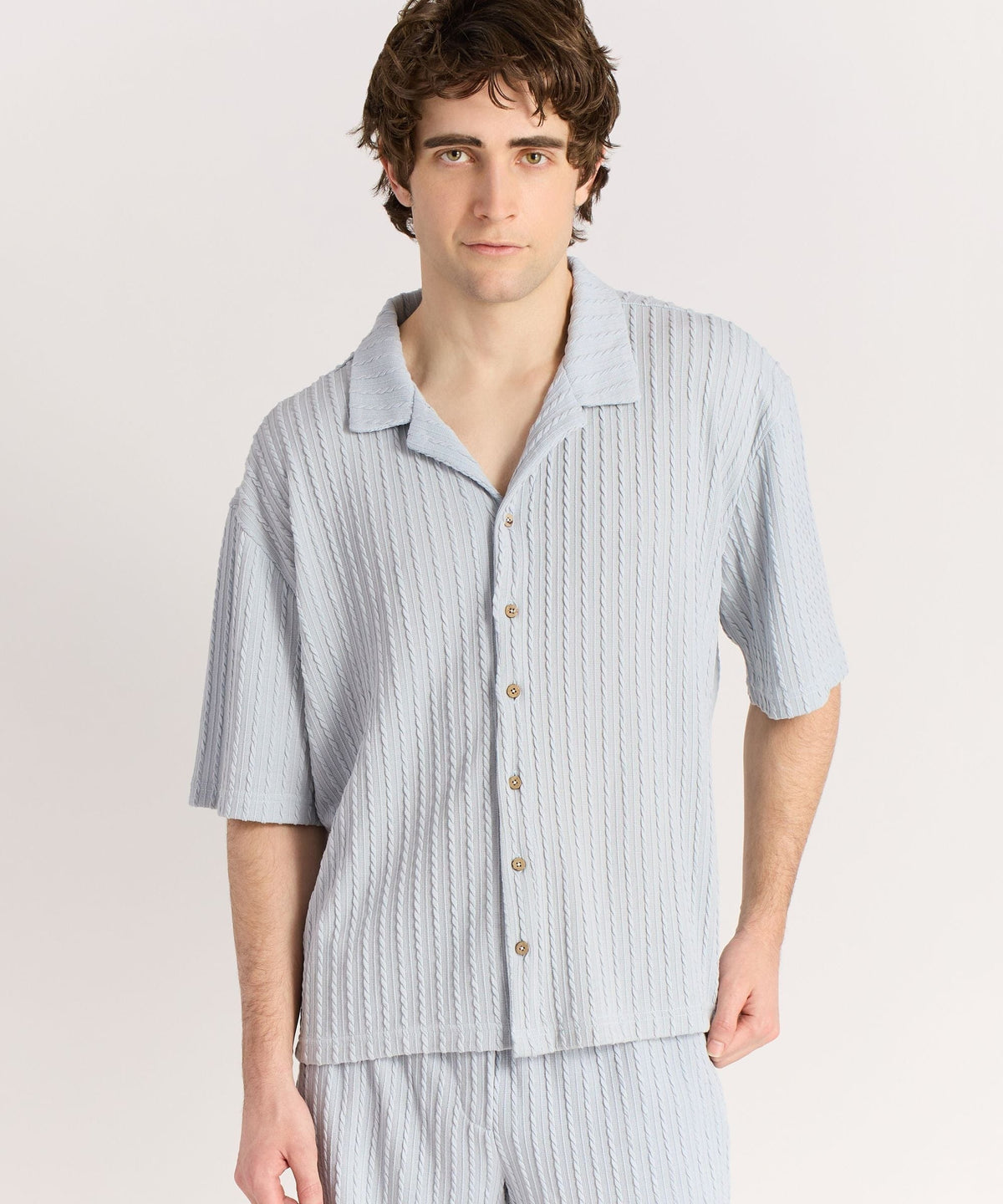 Reason Clothing Recommended Jacquard Knit Shirt