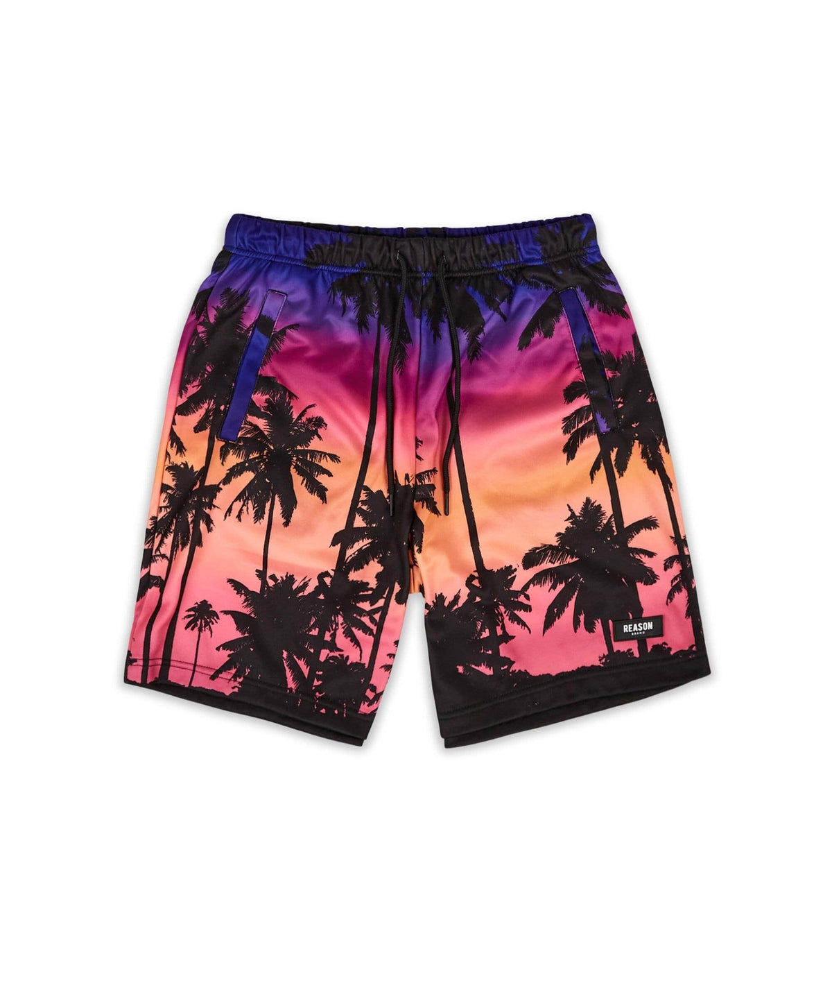 Reason Clothing Discount Night Strip Shorts