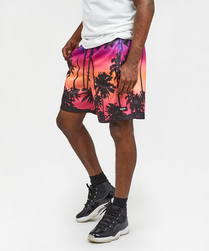 Reason Clothing Discount Night Strip Shorts