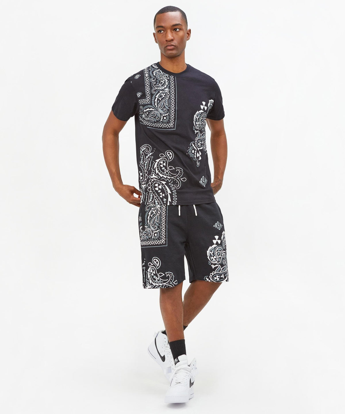 Reason Clothing Discount Block Shorts