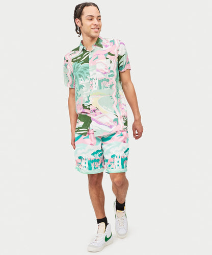 Reason Clothing Trusted Sail Shirt Shorts Set