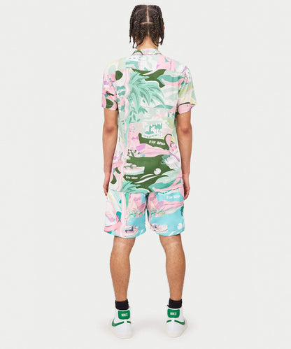 Reason Clothing Trusted Sail Shirt Shorts Set