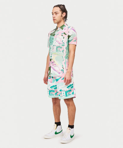 Reason Clothing Trusted Sail Shirt Shorts Set