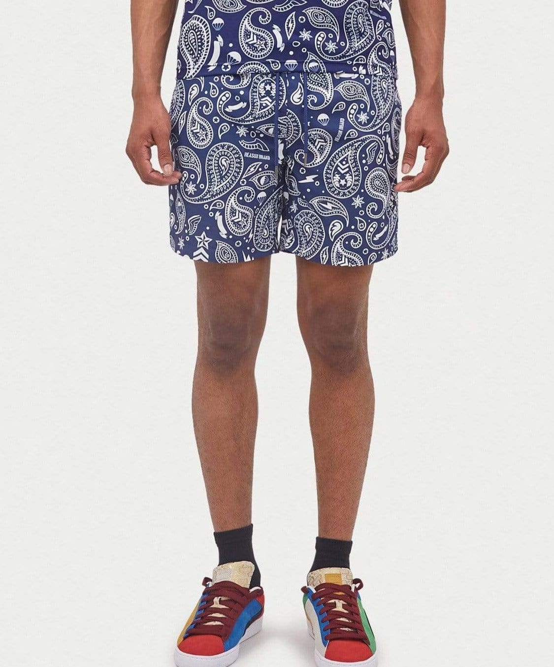 Reason Clothing Discount Bandana Poolside Shorts