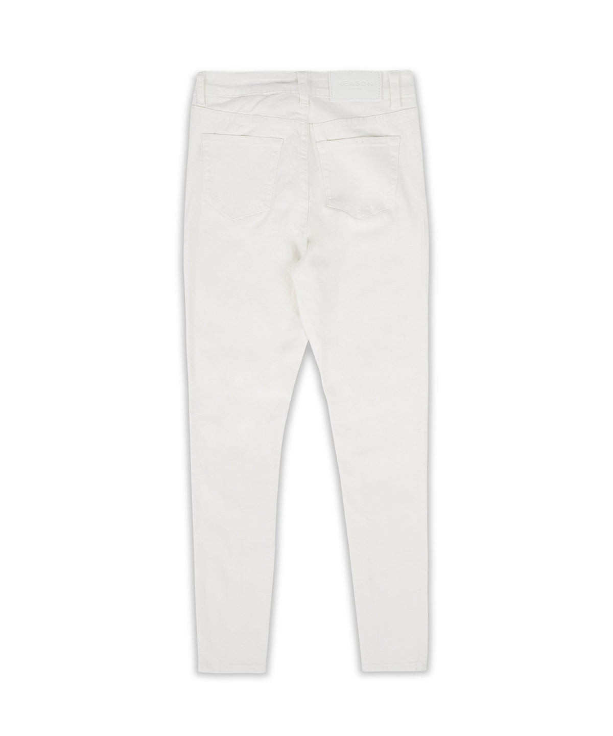 Reason Clothing Great Value Womens Chloe White Slim Jeans