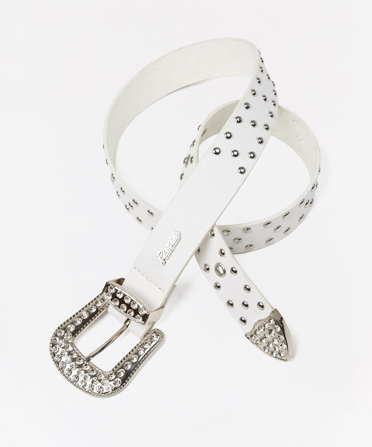 Reason Clothing Value Carver Rhinestone Studded Diamond Belt