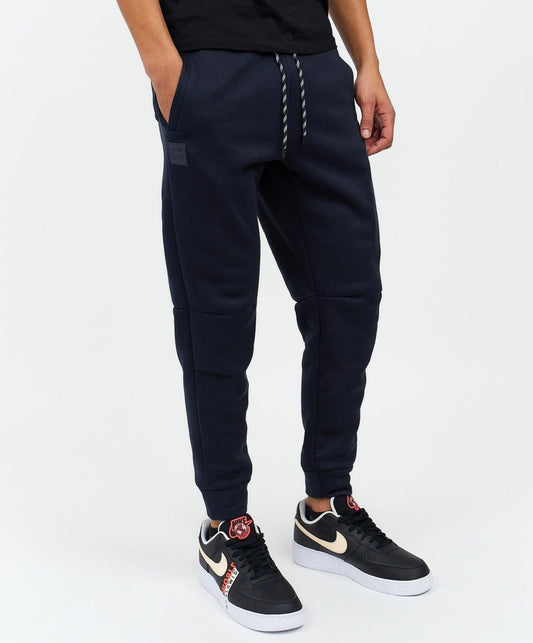Reason Clothing Classic Jeff Slim Fit Navy Jogger With Side Zip Pocket