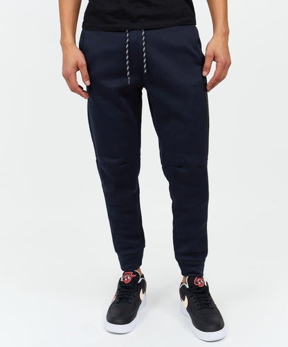 Reason Clothing Classic Jeff Slim Fit Navy Jogger With Side Zip Pocket