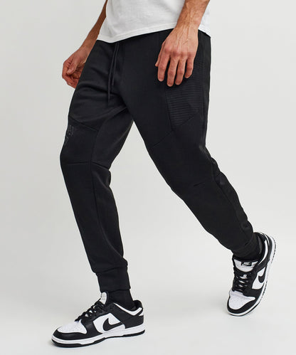 Reason Clothing Value Justin Moto Cuffed Slim Fit Black Jogger