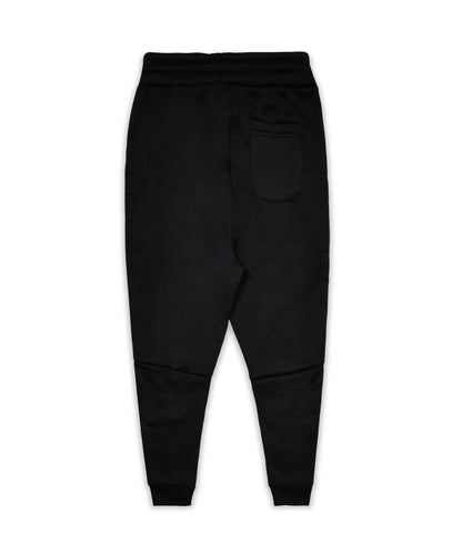 Reason Clothing Value Justin Moto Cuffed Slim Fit Black Jogger