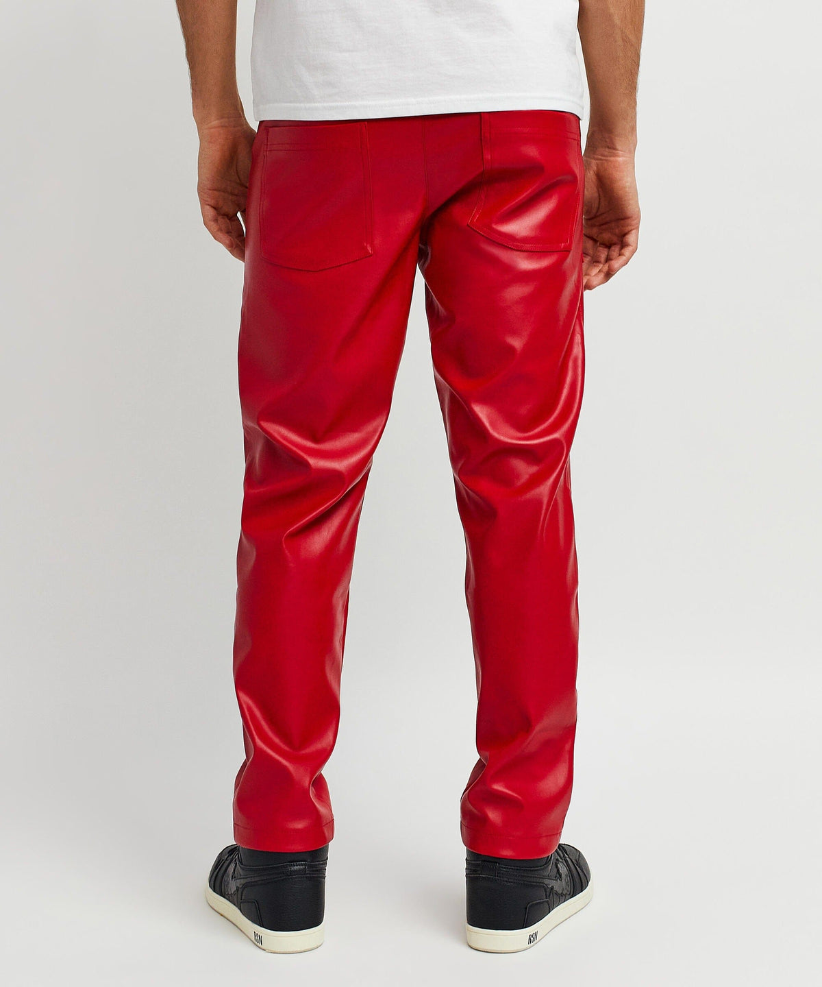 Reason Clothing Trending Tommy Leather Flare Denim