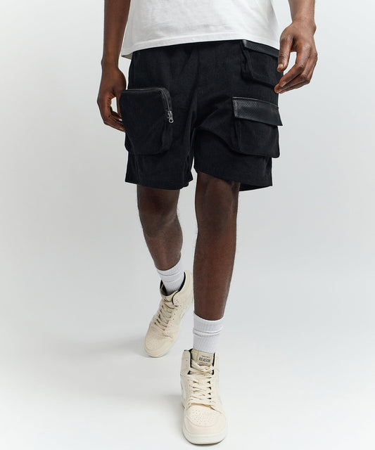 Reason Clothing Hot Sale Utility Shorts - Black