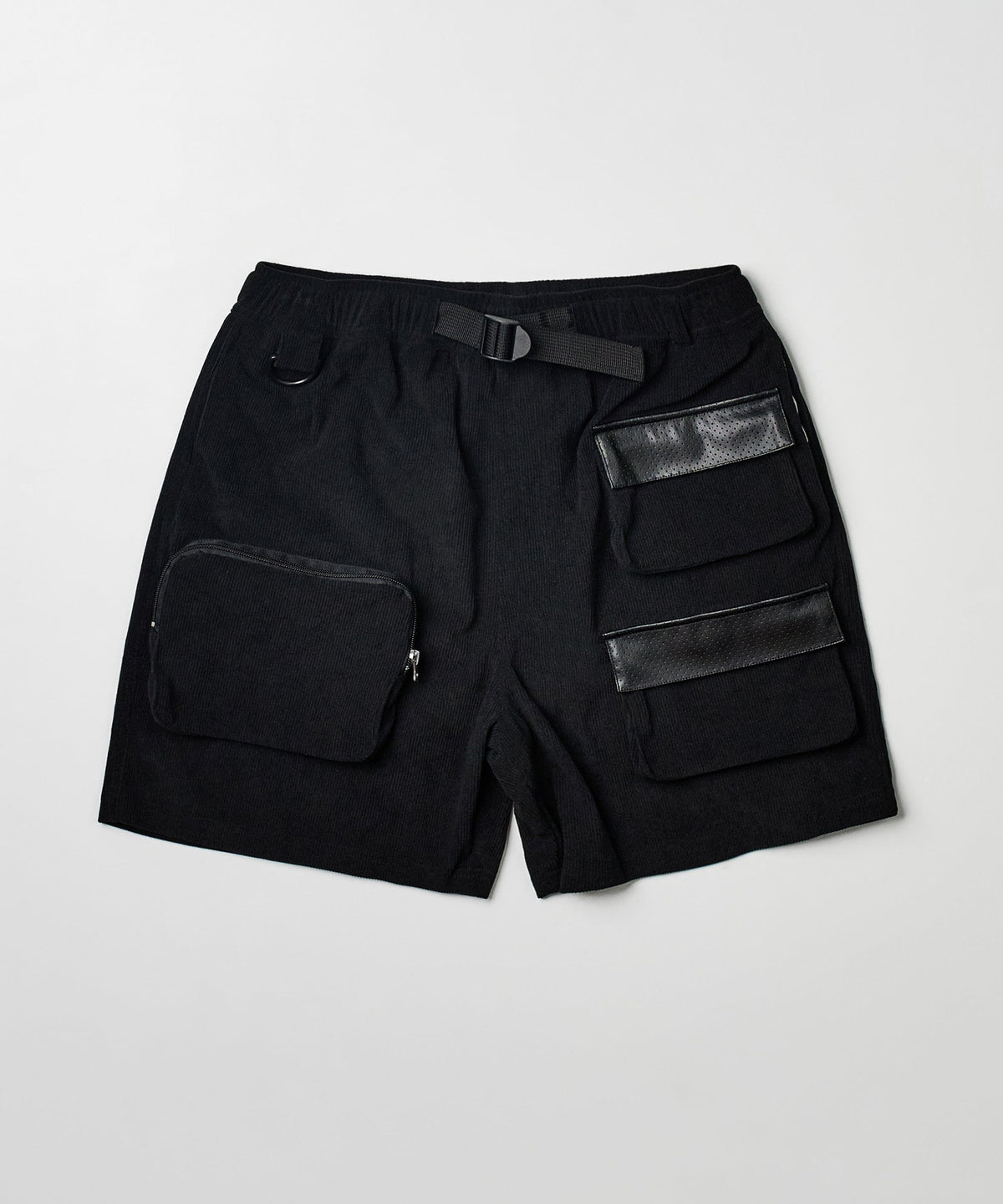 Reason Clothing Hot Sale Utility Shorts - Black
