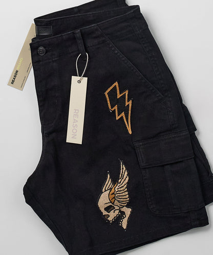Reason Clothing Great Value Havoc Patches Cargo Short
