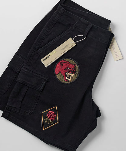 Reason Clothing Great Value Havoc Patches Cargo Short