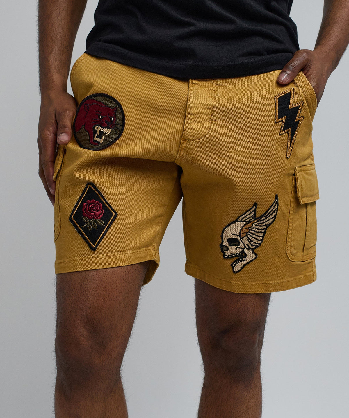 Reason Clothing Hot Sale Havoc Patches Cargo Short