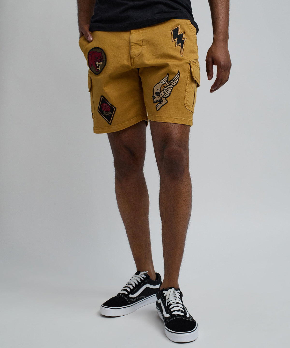 Reason Clothing Hot Sale Havoc Patches Cargo Short