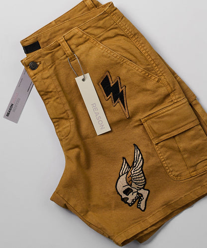 Reason Clothing Hot Sale Havoc Patches Cargo Short