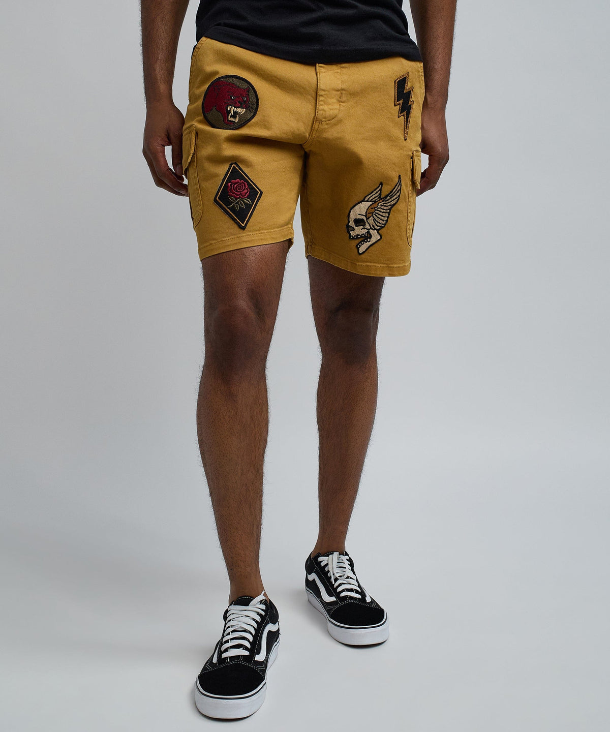 Reason Clothing Hot Sale Havoc Patches Cargo Short