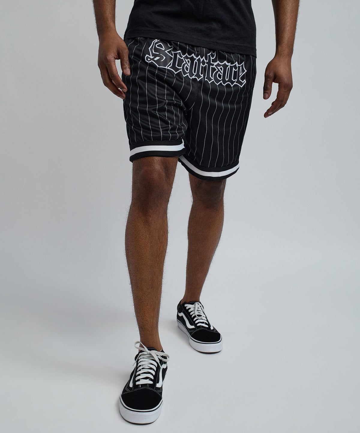 Reason Clothing Popular Scarface Pinstripe Short