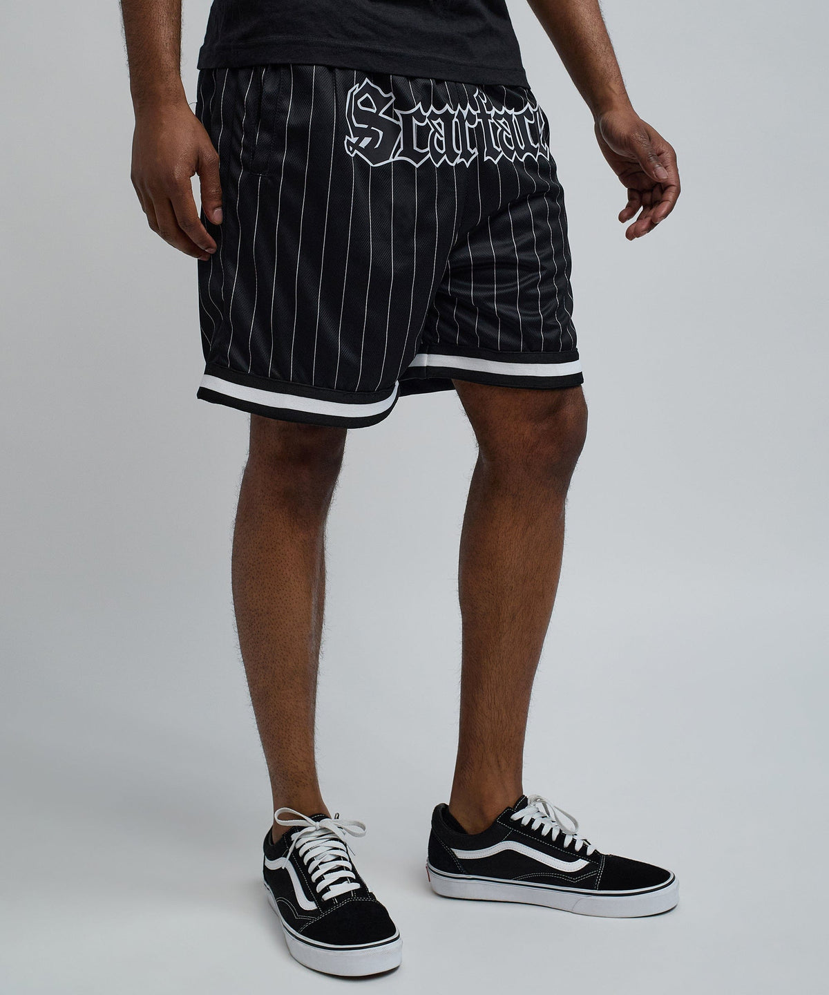 Reason Clothing Popular Scarface Pinstripe Short