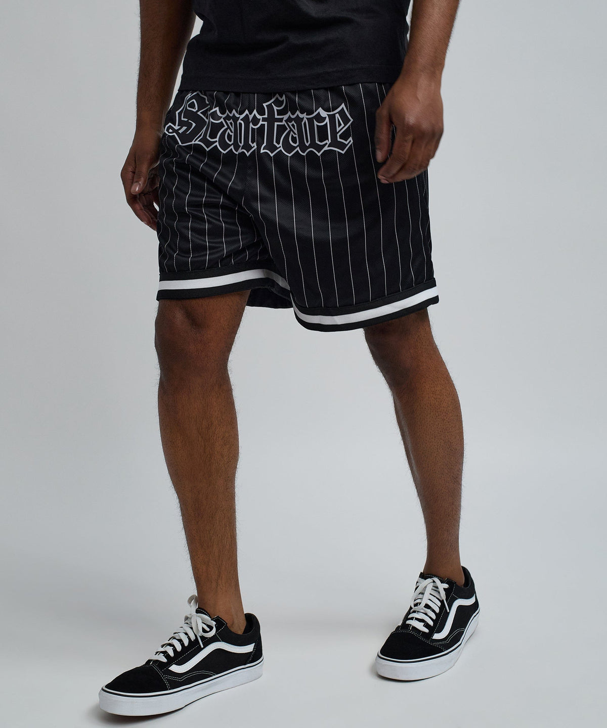 Reason Clothing Popular Scarface Pinstripe Short