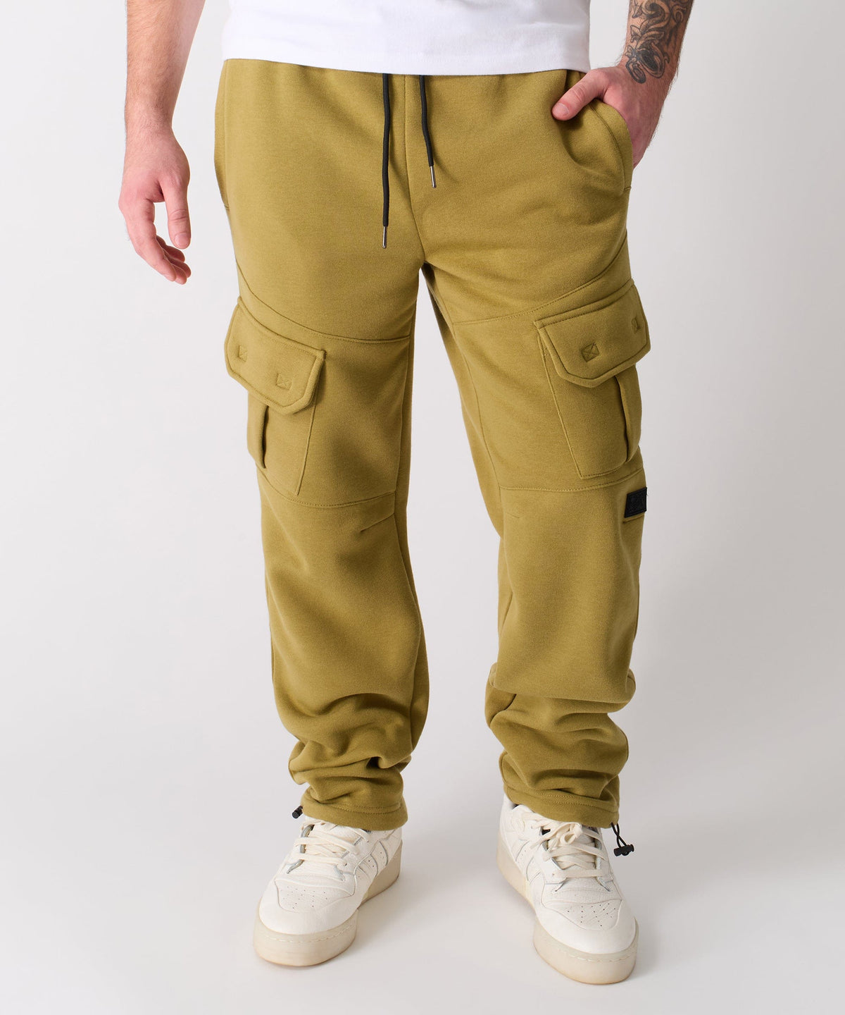 Reason Clothing Essential Banks Fleece Cargo Pant