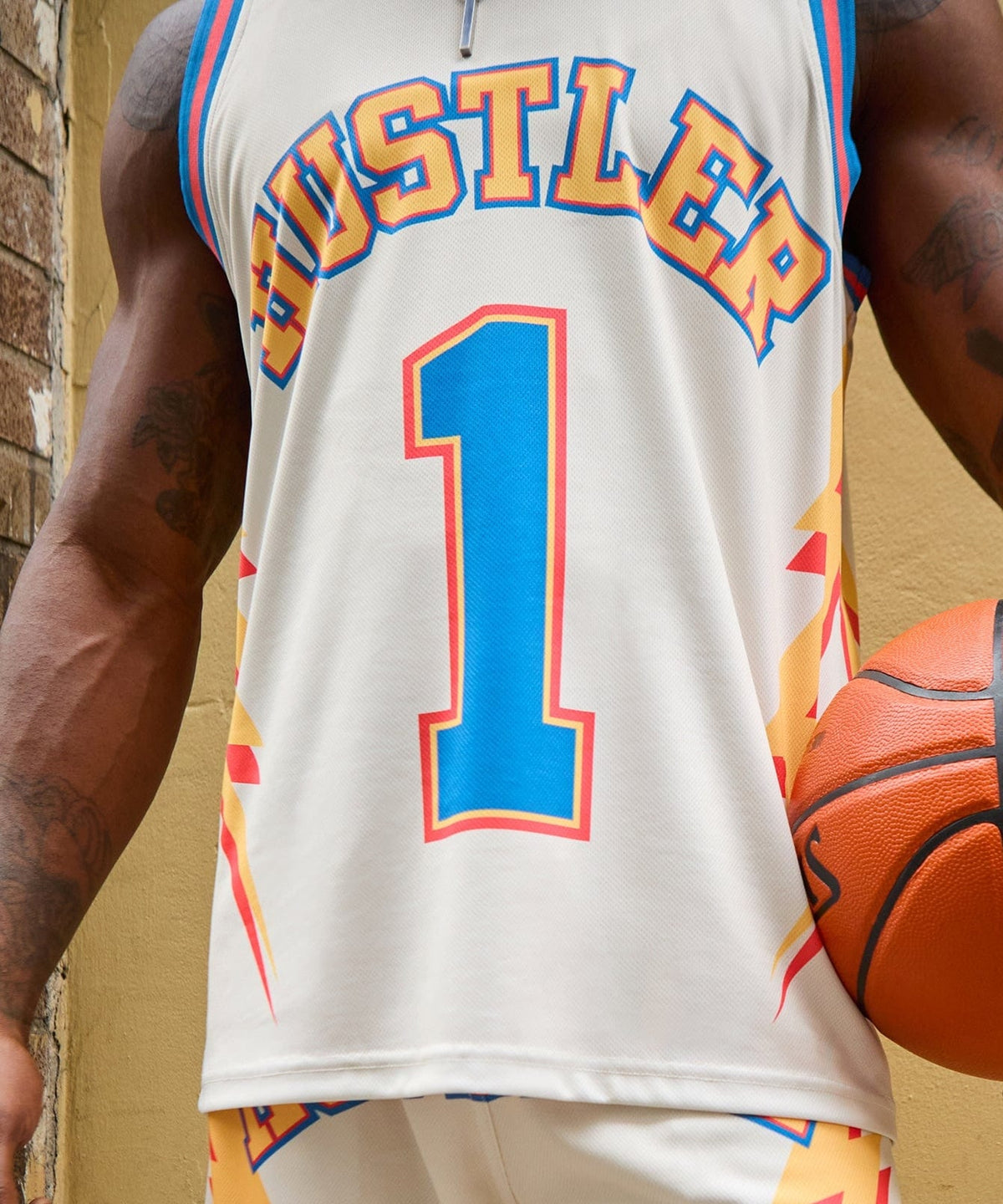 Reason Clothing Customer Favorite Hustler Basketball Jersey - Khaki