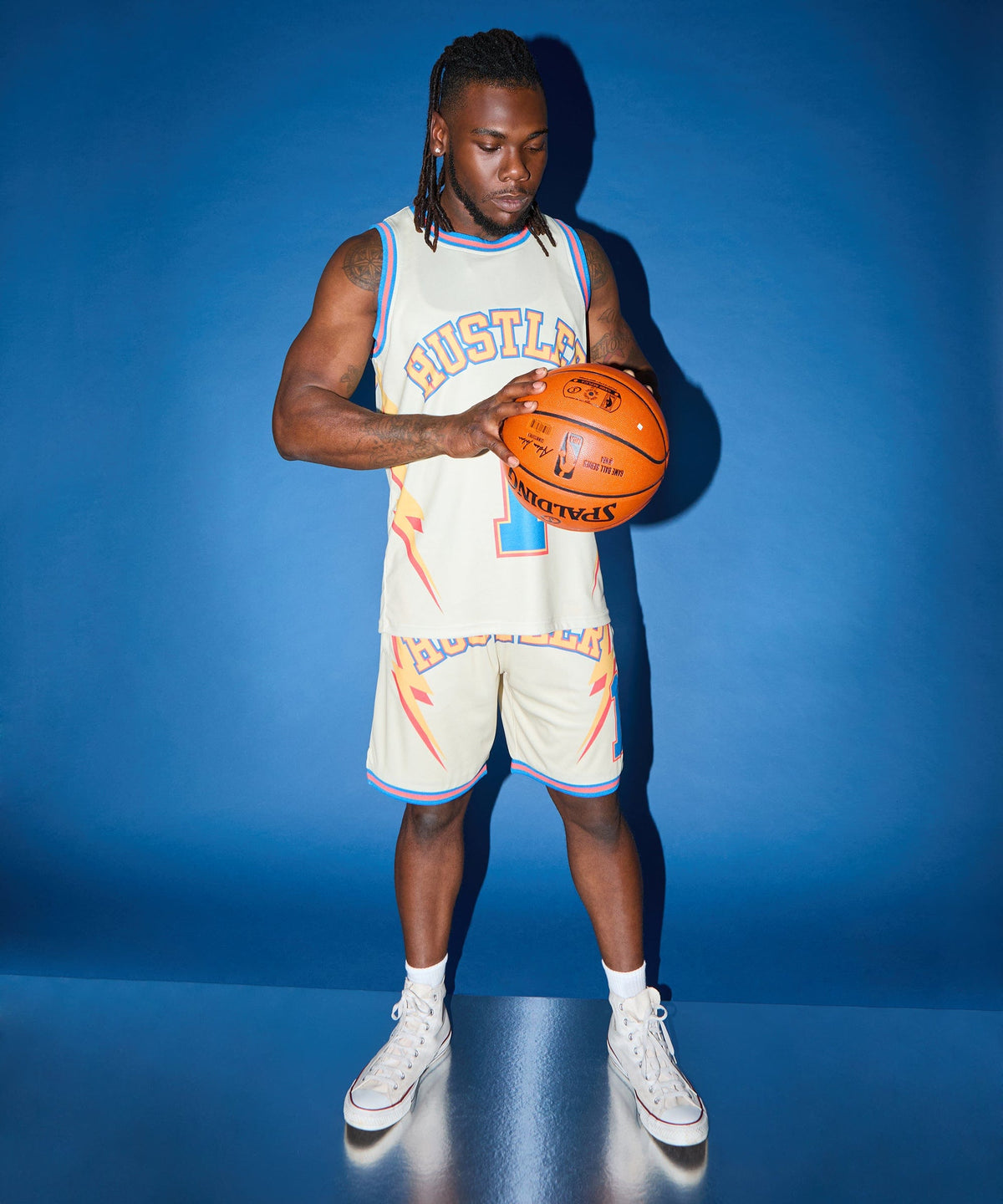 Reason Clothing Customer Favorite Hustler Basketball Jersey - Khaki