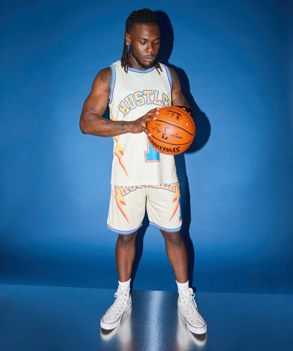 Reason Clothing Customer Favorite Hustler Basketball Jersey - Khaki