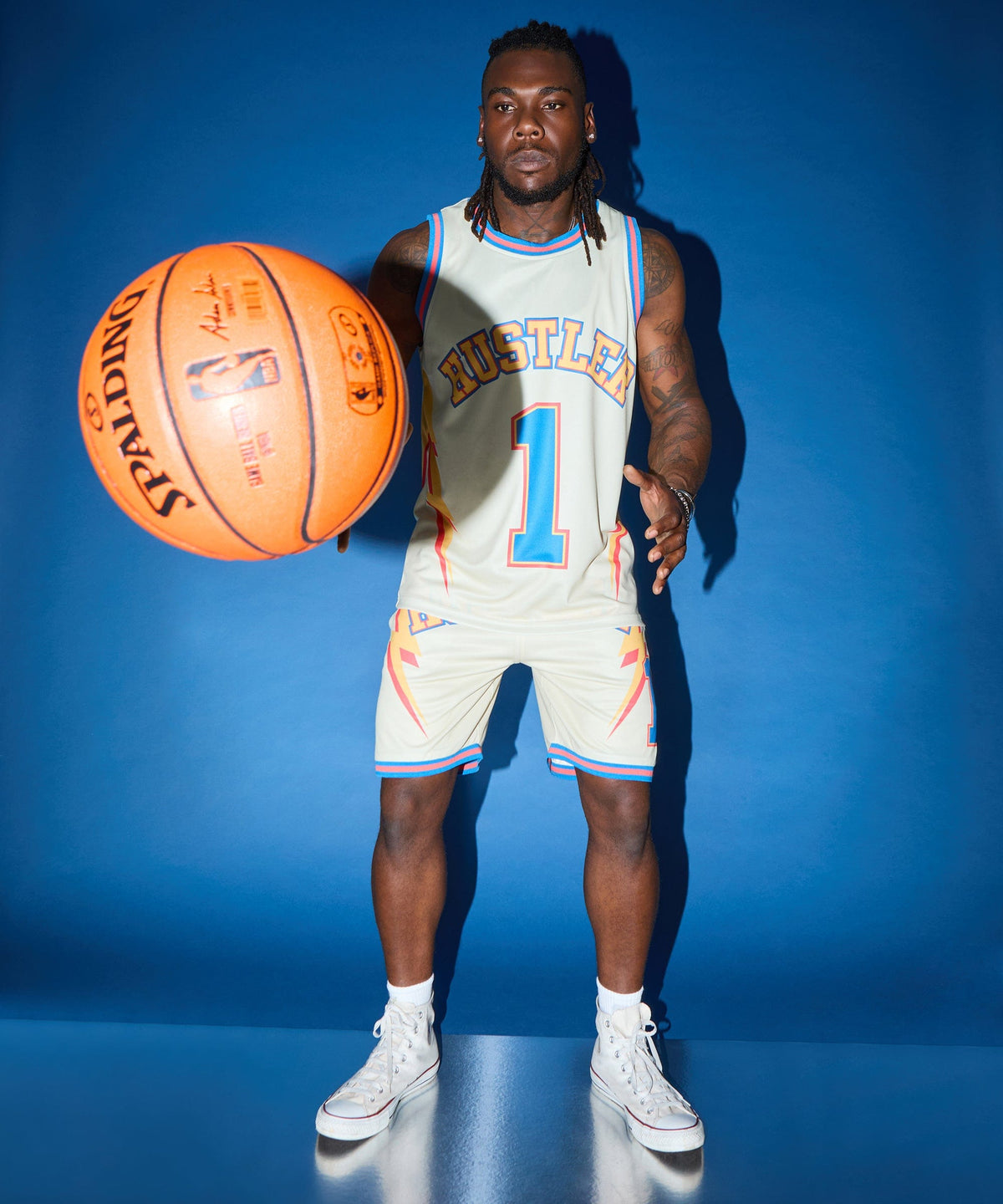 Reason Clothing Customer Favorite Hustler Basketball Jersey - Khaki