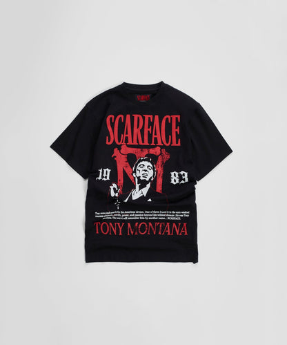 Reason Clothing Signature Scarface Tony Montana Tee - Black