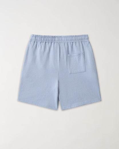 Reason Clothing Hot Sale Scarface Applique Fleece Short - Light Blue