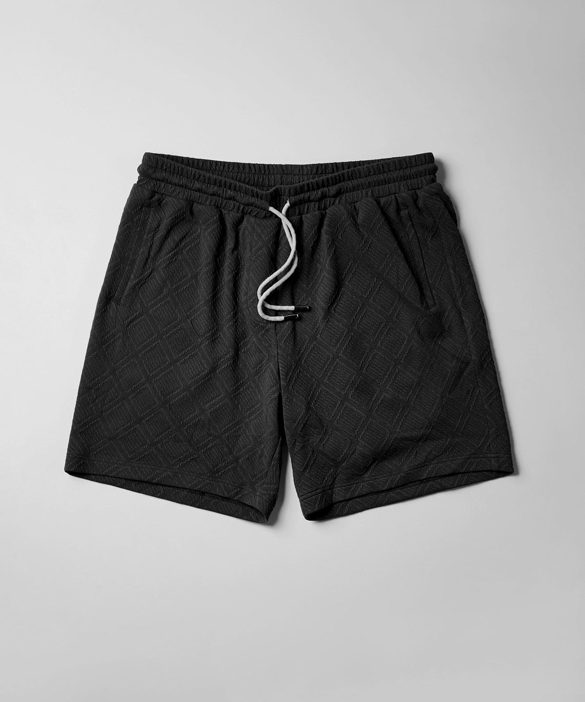 Reason Clothing Value Jacquard Knit Shorts - Black