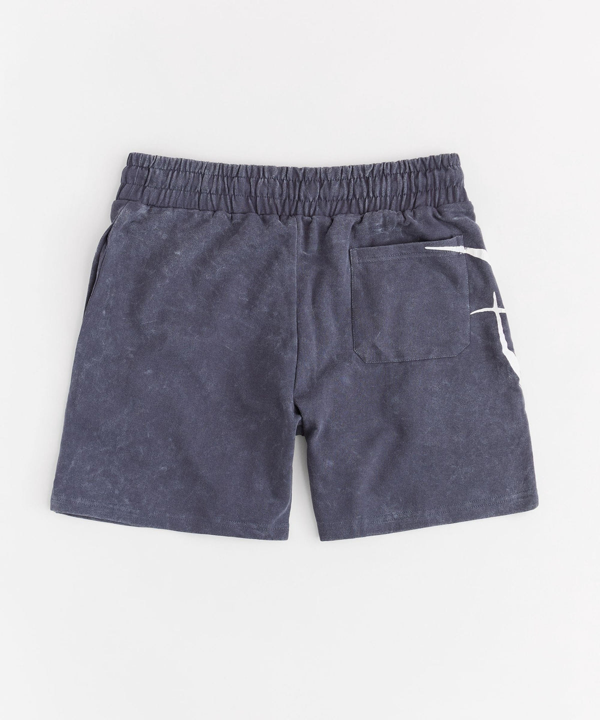 Reason Clothing Premium Washed Out Athletic Fit Short - Navy