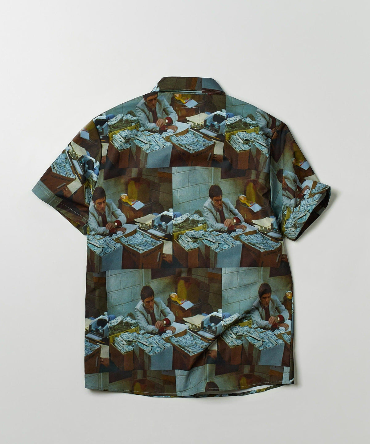 Reason Clothing Top Pick Scarface Money Woven Shirt